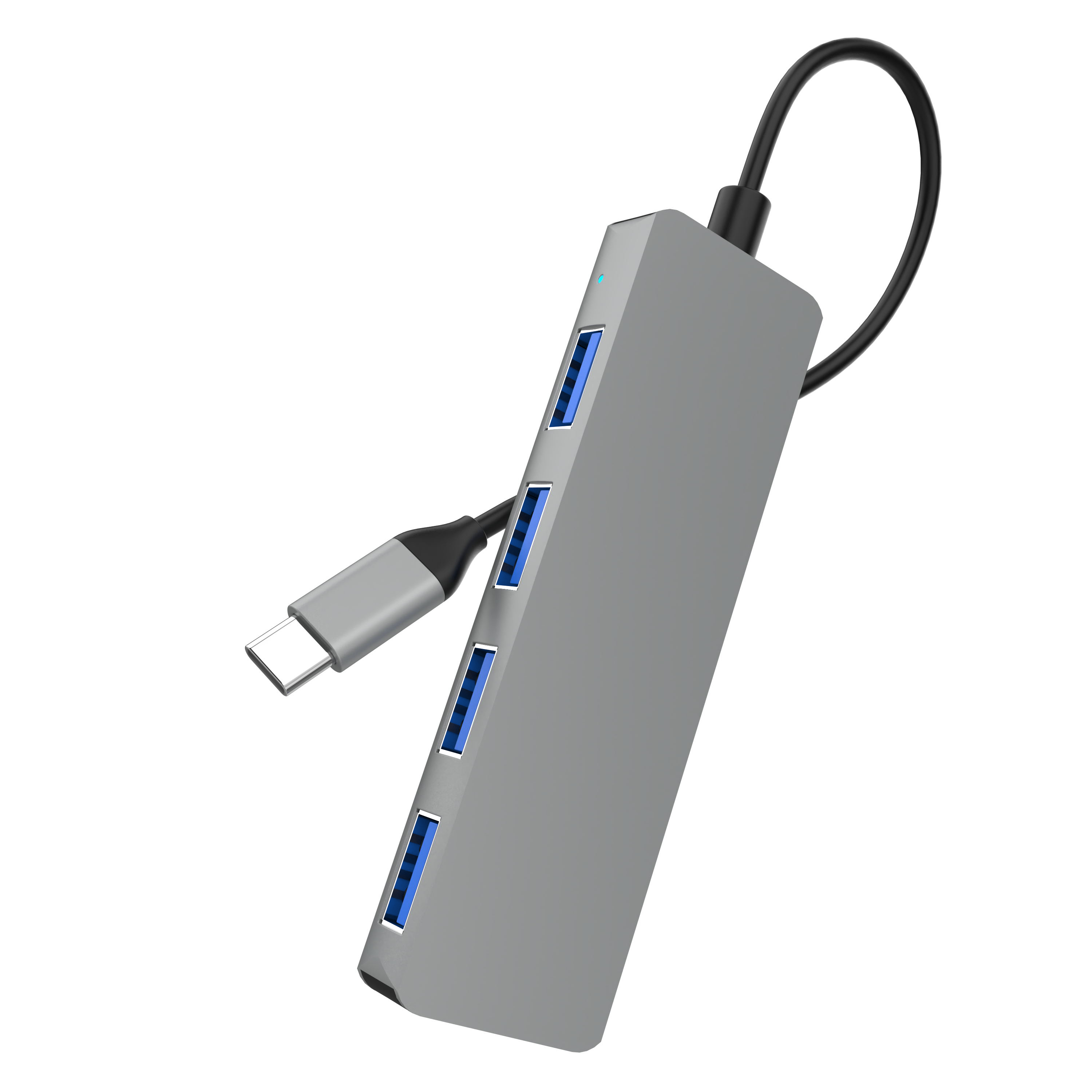 4 IN 1 USB C HUB type c plug to 3xUSB A 2.0+1xUSB-A 3.1 4 port docking station for laptop