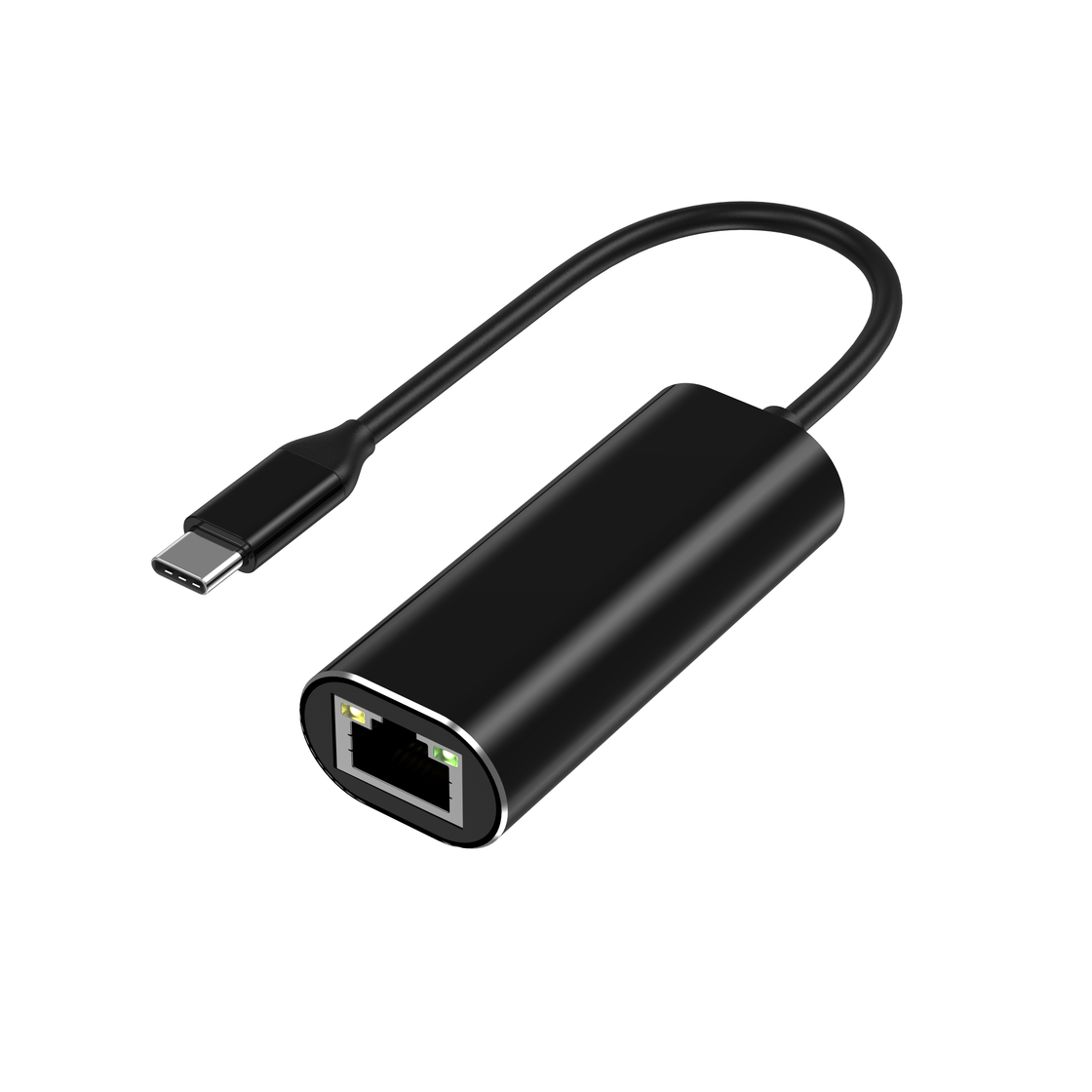 Type C to Gigabit RJ45 2.5Gbps high speed network adapter for laptop
