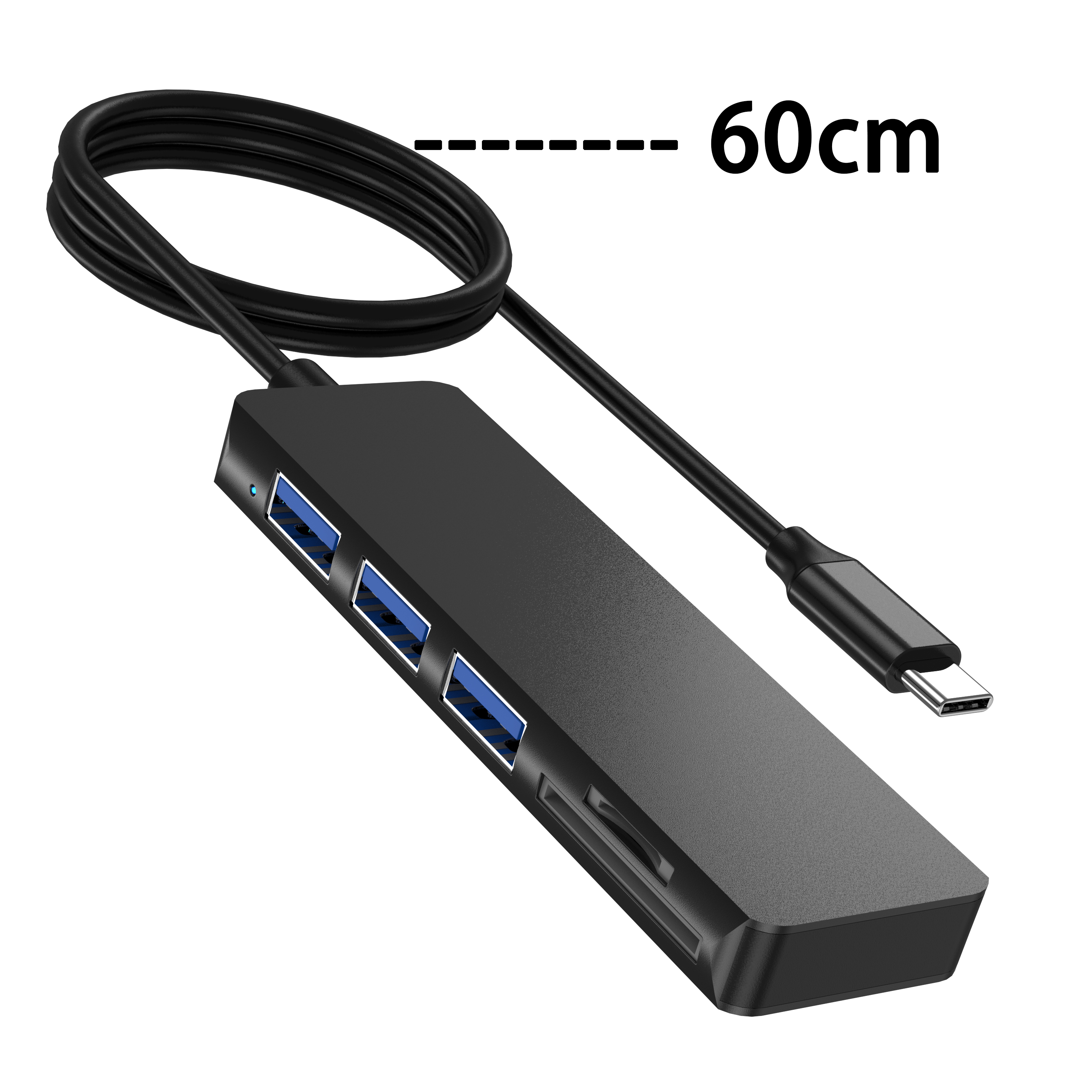 5 IN 1 USB C HUB type c plug with USB A 3.0 + 2 x USB A 2.0 SD + TF multiport adapter docking station for laptop macbook