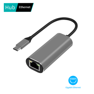 USB-C tot 2,5 Gbps Gigabit Ethernet-adapter-Ultra-snelle Type-C naar RJ45 LAN-netwerkconverter voor laptops, MacBook, Windows, Linux, tablets