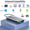 14-in-1 USB C Docking Station for MacBook & Laptop - 3 Display Adapter, 100W Charging, High-Speed Data Ports, SD/TF Reader