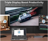 14-in-1 Thunderbolt 4 Docking Station with Triple 4K@60Hz Displays, 100W PD, 10Gbps USB-C/USB-A & Gigabit Ethernet