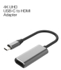 Type-C to HDMI Adapter: Female HDMI Port with 4K @ 60Hz Ultra High Definition Output