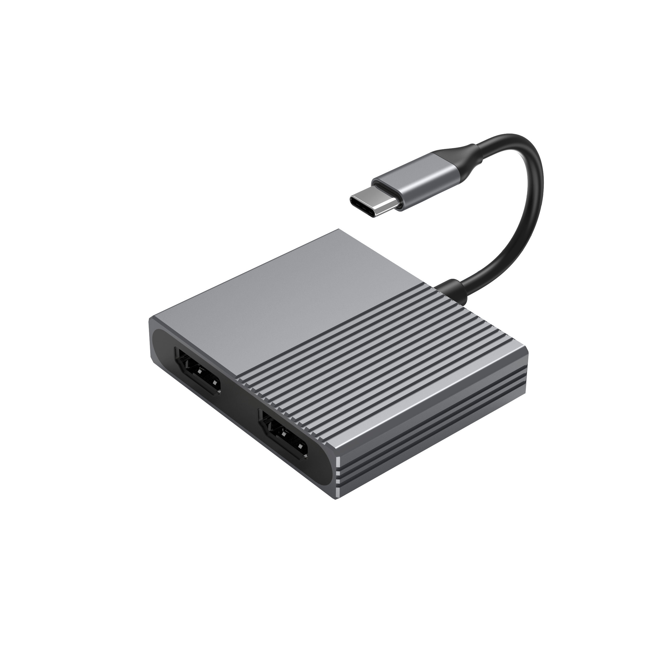 4 IN 1 Type C to 2 x HDMI 4K60HZ USB3.0 PD 100W USB C HUB HDMI adapter splitter for laptop/Macbook