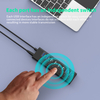 데스크탑 용 8 포트 USB 충전기 허브 100W | 6 개의 장치를 동시에 충전합니다