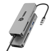 8 IN 1 USB C HUB with PD + 3 x USB A 3.0 + XQD/MS/CF/SD/TF memory card reader slot multi port adapter docking station for laptop