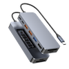 9-in-1 USB-C Docking Station with 4K@60Hz HDMI, 100W PD Charging, 10Gbps USB 3.2, M.2 NVMe SSD Slot, SD/TF Card Reader for Laptop and MacBook