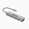 6 IN 1 USB C HUB with HDMI 4K30HZ + PD 100W + Type C Data + 3 x USB A 3.0 power delivery multiport adapter docking station for laptop macbook