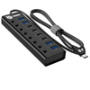 8 IN 1 USB C HUB with 2 x USB A 3.0 PD + 2 x Type C PD Data + 2 x Type C PD + 2 x USB A PD power charging multiport adapter docking station for laptop macbook
