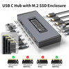 15-in-1 Thunderbolt 4 Dock : 4K 트리플 디스플레이, 100W PD, 10GBPS M.2 SSD 인클로저