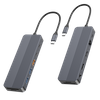 12-in-1 USB-C Docking Station with Dual 4K Display, 100W PD Charging, 10Gbps USB-C/A Ports, SD Card Reader