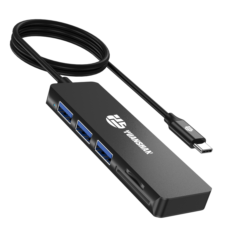5 IN 1 USB C HUB type c plug with USB A 3.0 + 2 x USB A 2.0 SD + TF multiport adapter docking station for laptop macbook