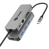 8 IN 1 usb c hub TYPE-C to HDMI 4K@60HZ+PD100W+Gigabit RJ45 1000Mbps+3 * USB-A 3.1 10Gbps+SD+TF multifunction docking station for laptop/phone