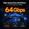 18-in-1 Thunderbolt 5 Docking Station, 8K@60Hz Triple Display MST Hub with 140W PD 3.1 Charging, M.2 NVMe SSD Slot, 2.5Gbps Ethernet for MacBook Pro M5 & Windows Laptop