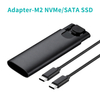M.2 NVMe SATA SSD Enclosure, USB-C 10Gbps - YSTC581S