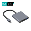 USB C Hub 3 in 1 – 4K HDMI, 100W PD, USB 3.0 Adapter for MacBook & iPad