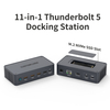 11-in-1 Thunderbolt 5 Docking Station with 80Gbps, 8K, 140W PD & M.2 NVMe SSD